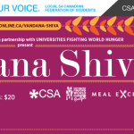 Vandana Shiva comes to Guelph!