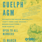2018 OPIRG Guelph Annual General Meeting