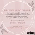 Join our Board of Directors!  Nomination period ends March 22nd at 6pm.