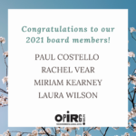Congratulations to our 2021 Board of Directors