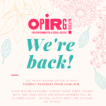We’re Back! Office is now OPEN