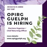 We are hiring!  2024 Elections Organizer (Chief Returning Officer)